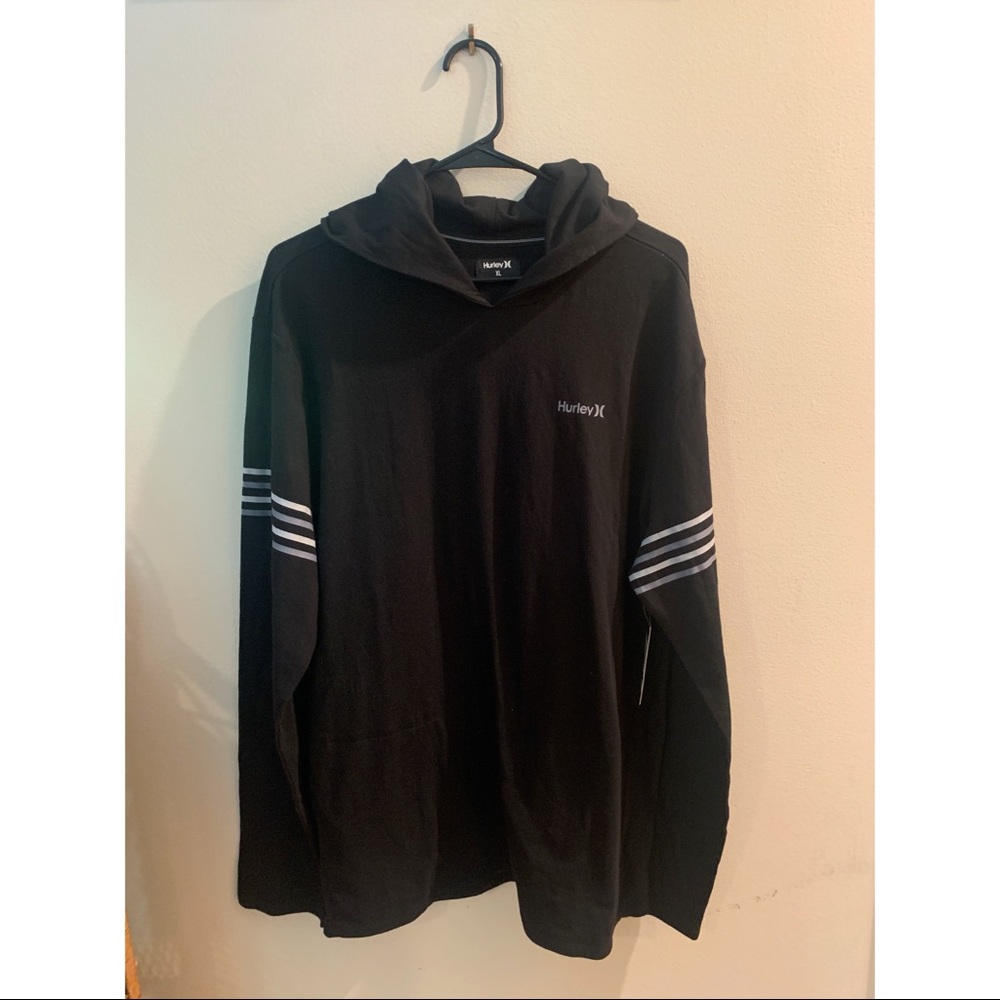NWT Hurley long sleeve hooded tee xl